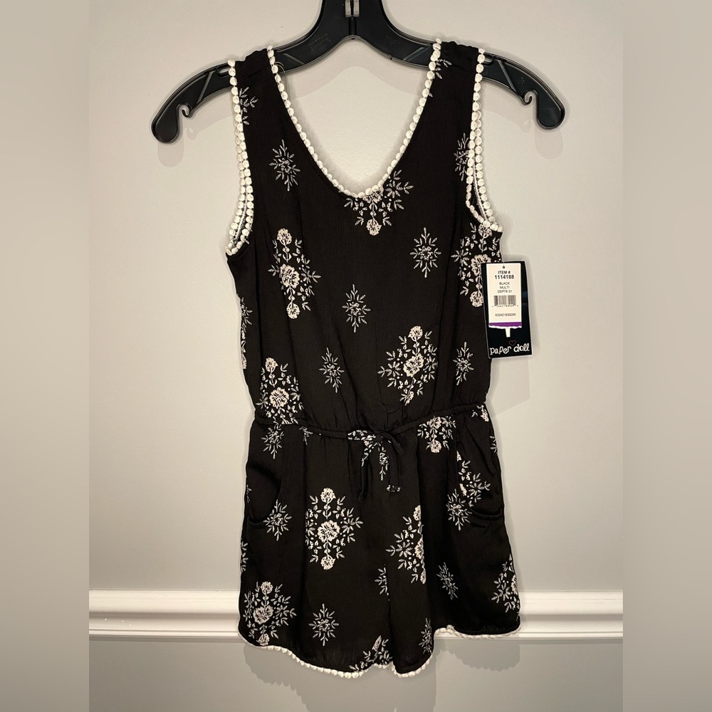 Paper Doll Girls' Sleeveless Romper - size 10